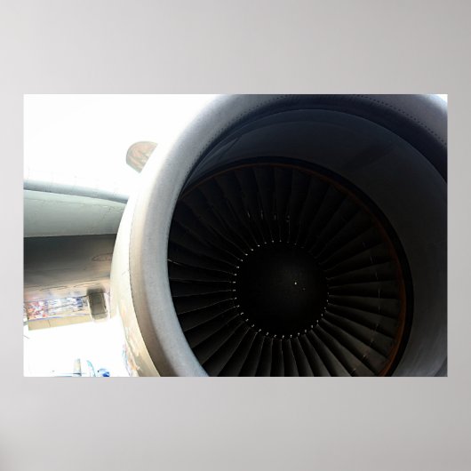 747 Motor Poster (Voorkant)