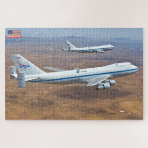 747 RUIMTE SHUTTLE CARRIER VLIEGTUIG (20 x 30 INCH Legpuzzel