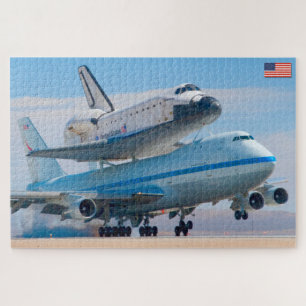 747 RUIMTE SHUTTLE CARRIER VLIEGTUIG (20 x 30 INCH Legpuzzel