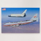 747 RUIMTE SHUTTLE CARRIER VLIEGTUIG (20 x 30 INCH Legpuzzel (Horizontaal)
