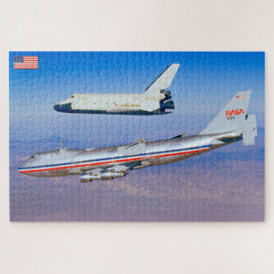 747 RUIMTE SHUTTLE CARRIER VLIEGTUIG (20 x 30 INCH Legpuzzel