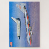 747 RUIMTE SHUTTLE CARRIER VLIEGTUIG (20 x 30 INCH Legpuzzel (Verticaal)