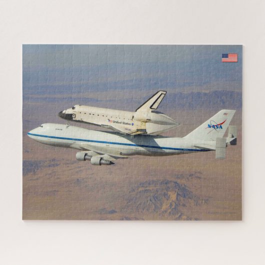 747 SPACE SHUTTLE CARRIER VLIEGTUIG (16x20 inch) Legpuzzel (Horizontaal)
