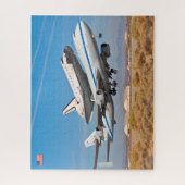 747 SPACE SHUTTLE CARRIER VLIEGTUIG (16x20 inch) Legpuzzel (Verticaal)