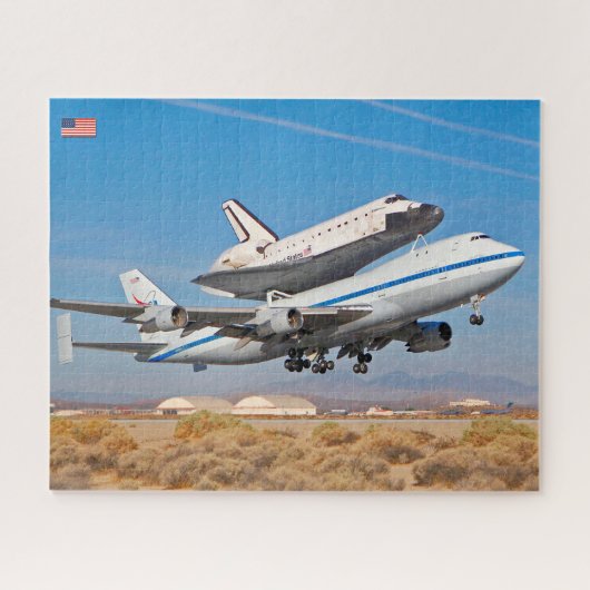 747 SPACE SHUTTLE CARRIER VLIEGTUIG (16x20 inch) Legpuzzel (Horizontaal)