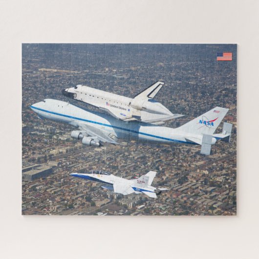 747 SPACE SHUTTLE CARRIER VLIEGTUIG (16x20 inch) Legpuzzel (Horizontaal)