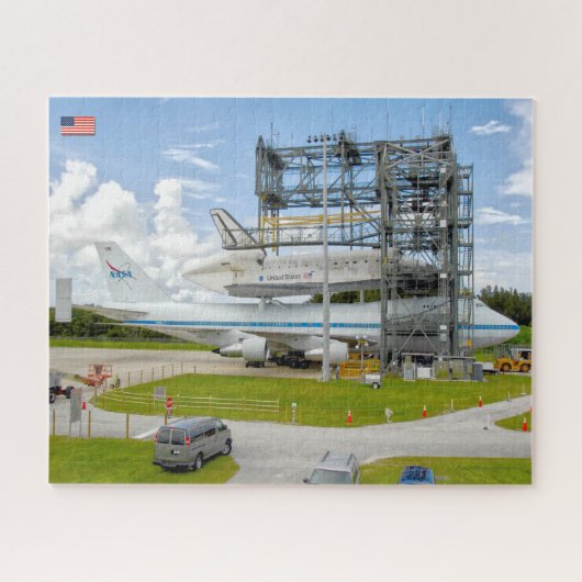 747 SPACE SHUTTLE CARRIER VLIEGTUIG (16x20 inch) Legpuzzel (Horizontaal)