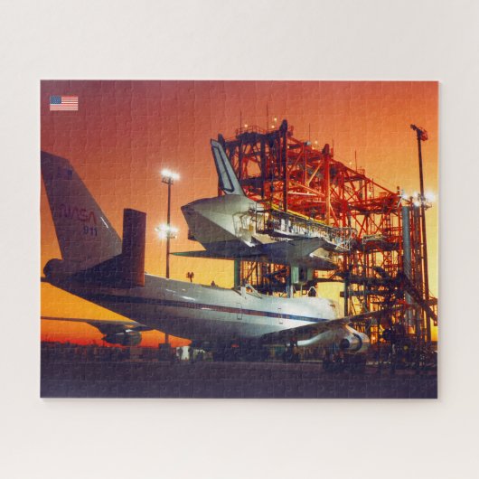 747 SPACE SHUTTLE CARRIER VLIEGTUIG (16x20 inch) Legpuzzel (Horizontaal)