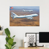 747 Vliegtuig Space Shuttle Carrier Poster (Thuiskantoor)