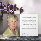 74 & Fabulous Orchid Photo Birthday Greeting Card Kaart