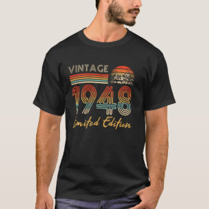 74 jaar oude Vintage 1948 74e verjaardag T-shirt