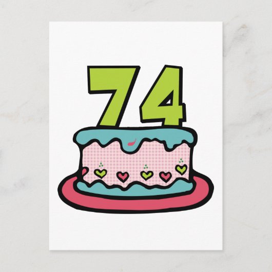 74 jaar oude vogelbeker briefkaart (Voorkant)