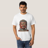 74 Palden Lhamo - Boeddhistisch Shaman Masker T-sh T-shirt (Voorkant volledig)