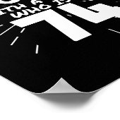 74 Years Old Men 74 Birthday Present Funny Gift  Poster (Hoek)