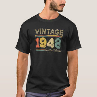 74 Years Old Vintage 1948  74th Birthday T-shirt