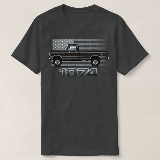 74 zwart t-shirt (Design voorkant)