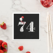 74e Birthday party ballonnen Servet (Insitu)