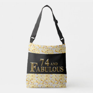 74e verjaardag  crossbody tas