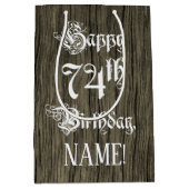 74e verjaardag: Fancy, Faux Hood Kijk + Aangepaste Medium Cadeauzakje (Voorkant)