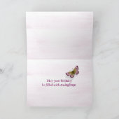 74e verjaardag vlinder op de kloontrap kaart (Binnen)