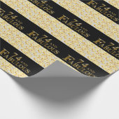 74ste verjaardag  cadeaupapier (Hoek)