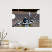 750B-2-motorfiets met zijspan Poster (Keuken)