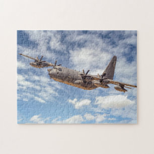 7574-C-130  vliegtuigpuzzel Legpuzzel