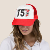 757city - Rood/zwart Trucker Pet (In situ)