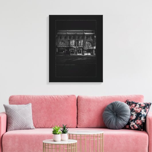 758 - 766 Koningin St E 3 met grens Canvas Afdruk (Insitu (Woonkamer))