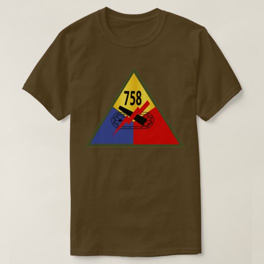 758e tankbataljon SSI T-shirt (Design voorkant)