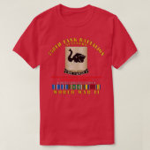 758e tankbataljon Tuskers WWII EU SVC T-shirt (Design voorkant)