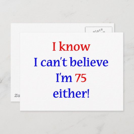 75 BRIEFKAART (Voorkant / Achterkant)