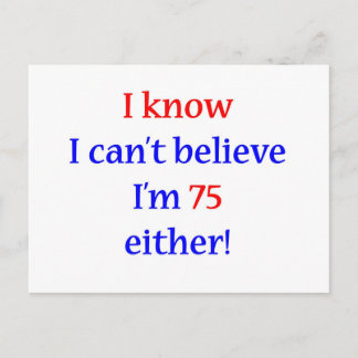 75 BRIEFKAART