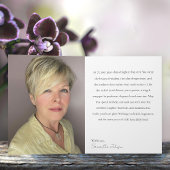 75 & Fabulous Orchid Photo Birthday Greeting Card Kaart