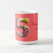 75 Floral Milestone Mok 75th Birthday Jubileum (Center)