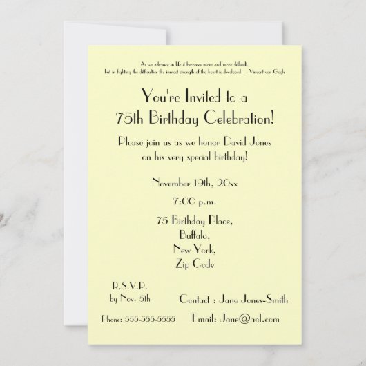 75 GloriousYears!-Birthday/Two Roos-with Quote Kaart (Achterkant)