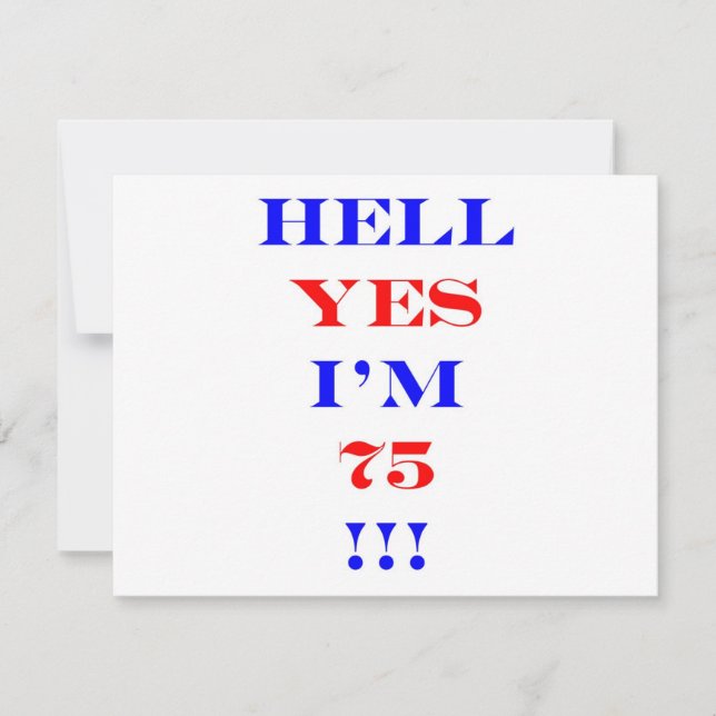 75 hel ja (Voorkant)