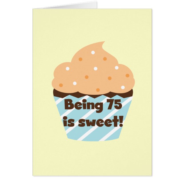 75 is Sweet Birthday T-shirts en cadeautjes (Voorkant)