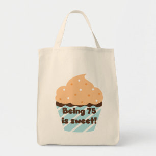 75 is Sweet Birthday T-shirts en cadeautjes Tote Bag