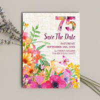75 jaar Bloemen Bloemlinnen 75ste verjaardag