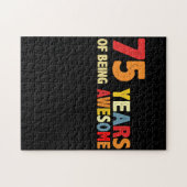 75 jaar Geweldige cadeaus van 75 jaar oud Legpuzzel (Horizontaal)
