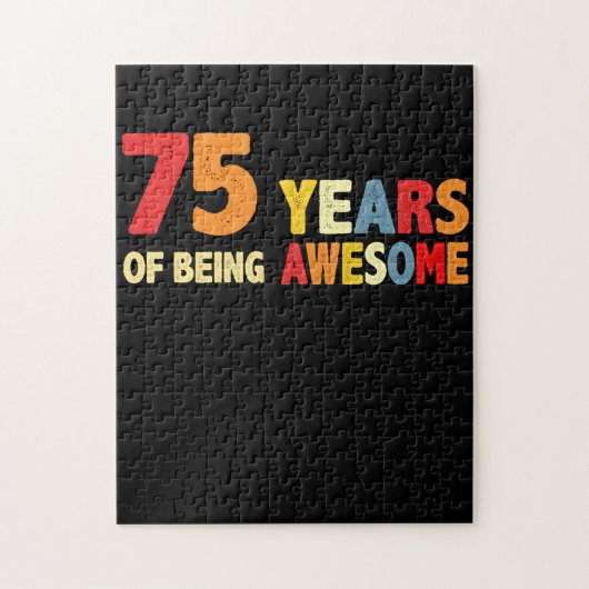 75 jaar Geweldige cadeaus van 75 jaar oud Legpuzzel (Verticaal)