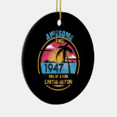 75 jaar Geweldige sinds 1947 75e verjaardag Keramisch Ornament (Rechts)