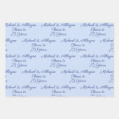 75 jaar Navy Blues 75e Jubileum Inpakpapier Vel (Voorkant 3)