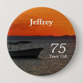 75 jaar oud, Gevist Button (Voorkant)