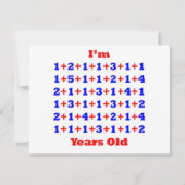 75 jaar oud! kaart (Voorkant)