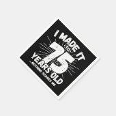 75 Jaar Oud Sarcastisch Meme Grappige 75e Verjaard Servet (Hoek)