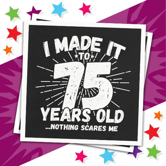 75 Jaar Oud Sarcastisch Meme Grappige 75e Verjaard Servet