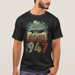 75 jaar oude 75e verjaardag Geweldige sinds novemb T-shirt