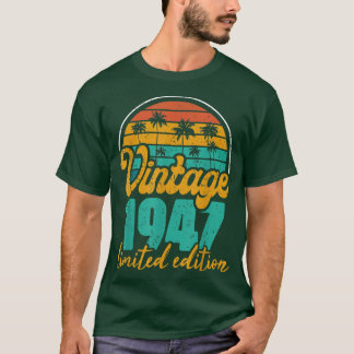 75 jaar oude Gift  1947 Limited Edition 75th T-shirt